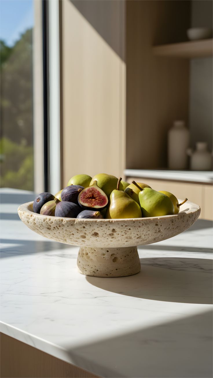 Footed Fruit Bowl