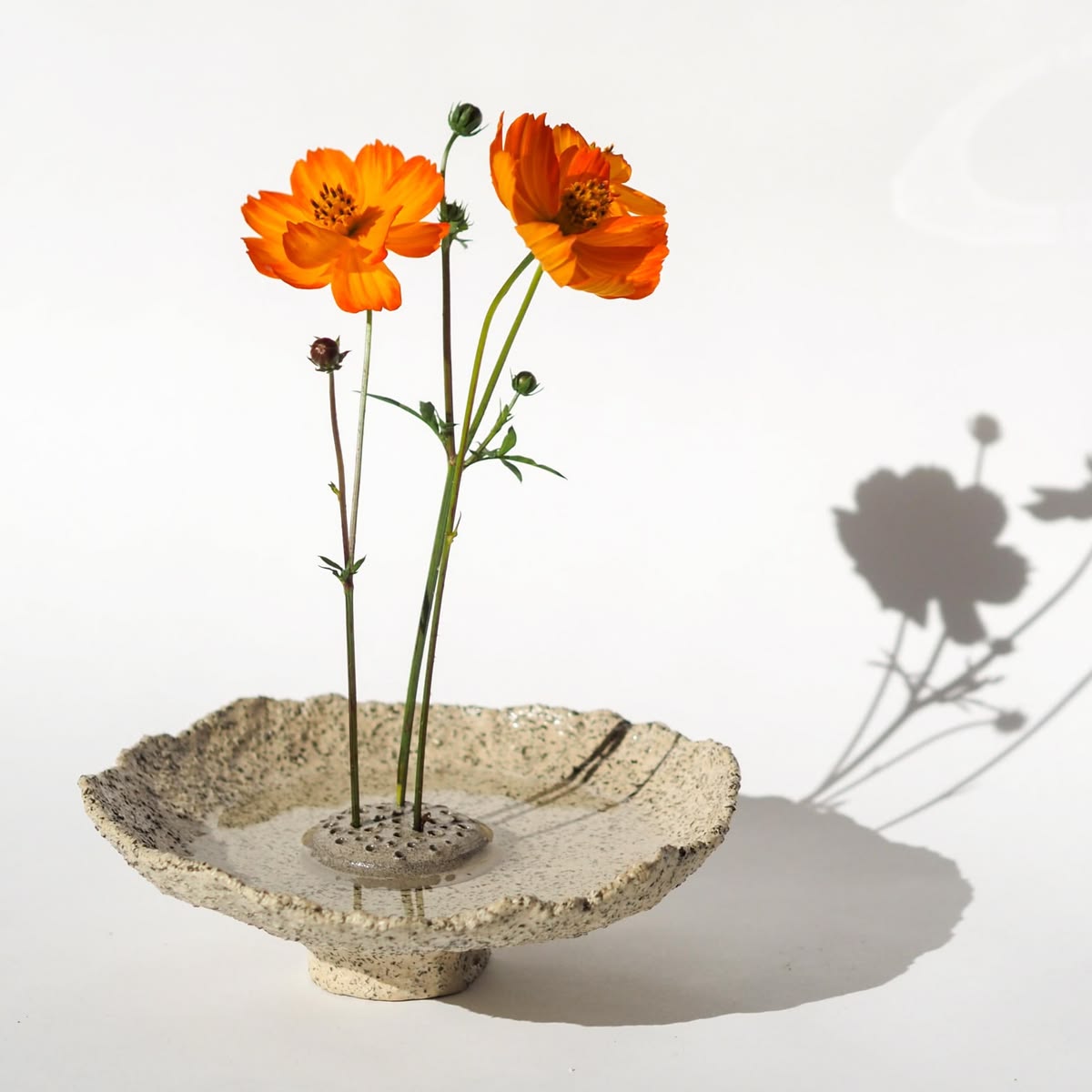 Ikebana Vase with Kenzan
