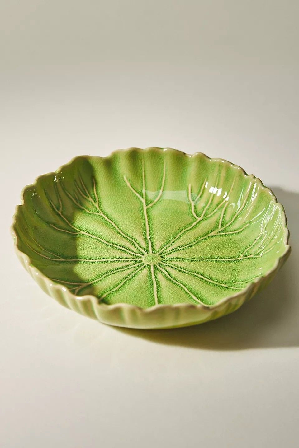 Leaf-Pressed Salad Bowl