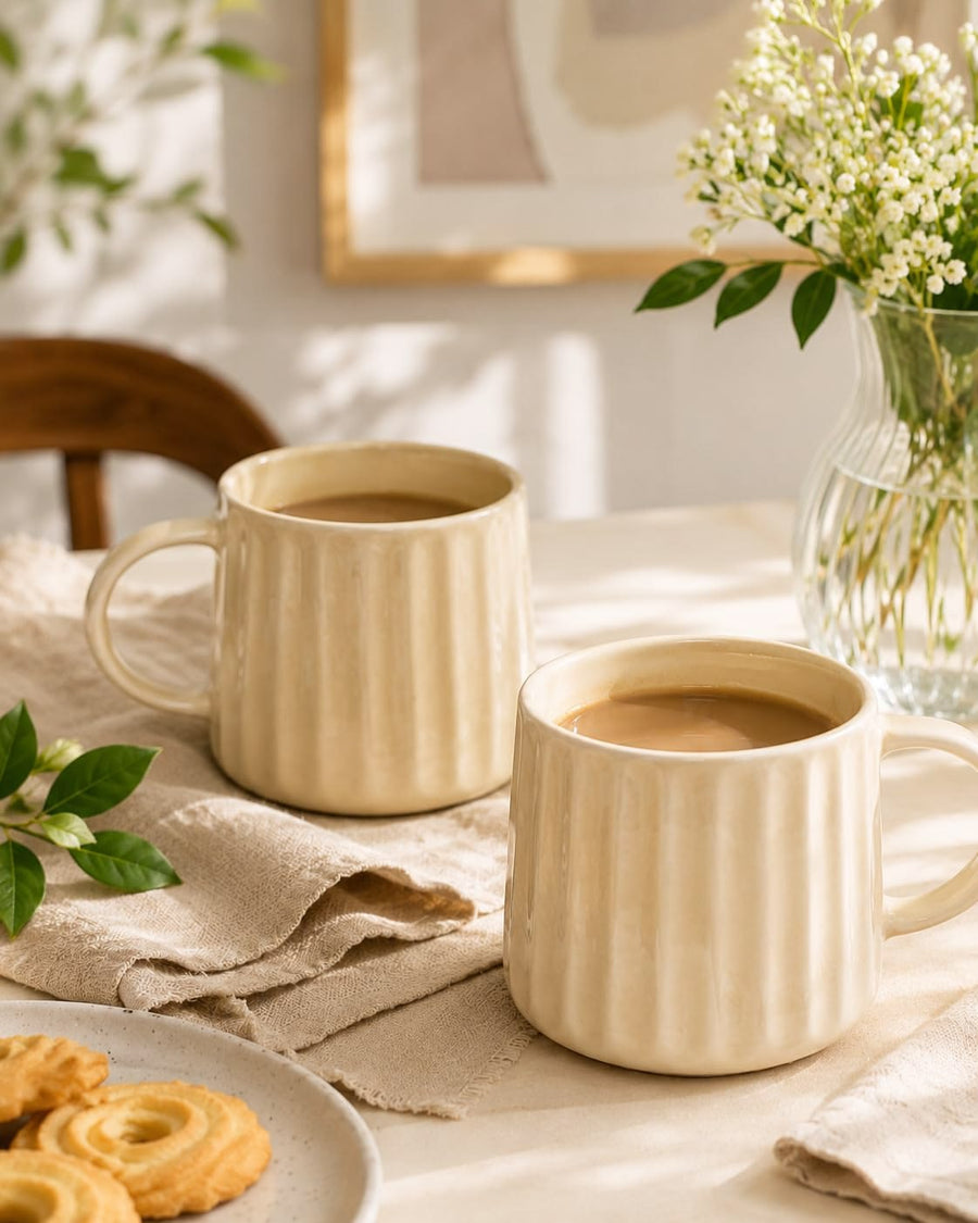 Ridged Espresso Cup (Pair)