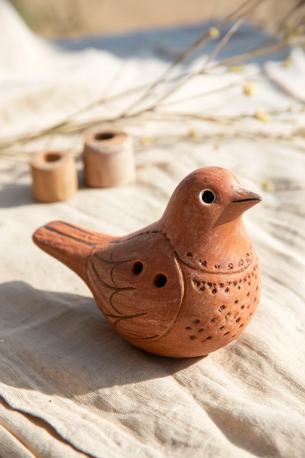 Sculpted Bird Whistle