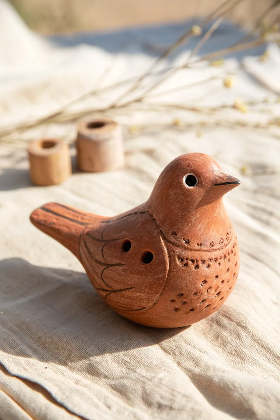 Sculpted Bird Whistle