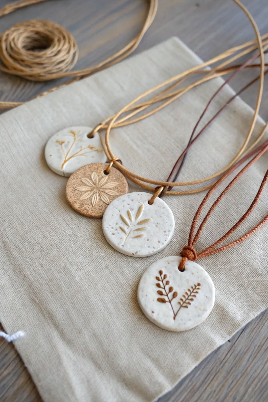 Clay Gift Tag Ornaments (Set of 4)