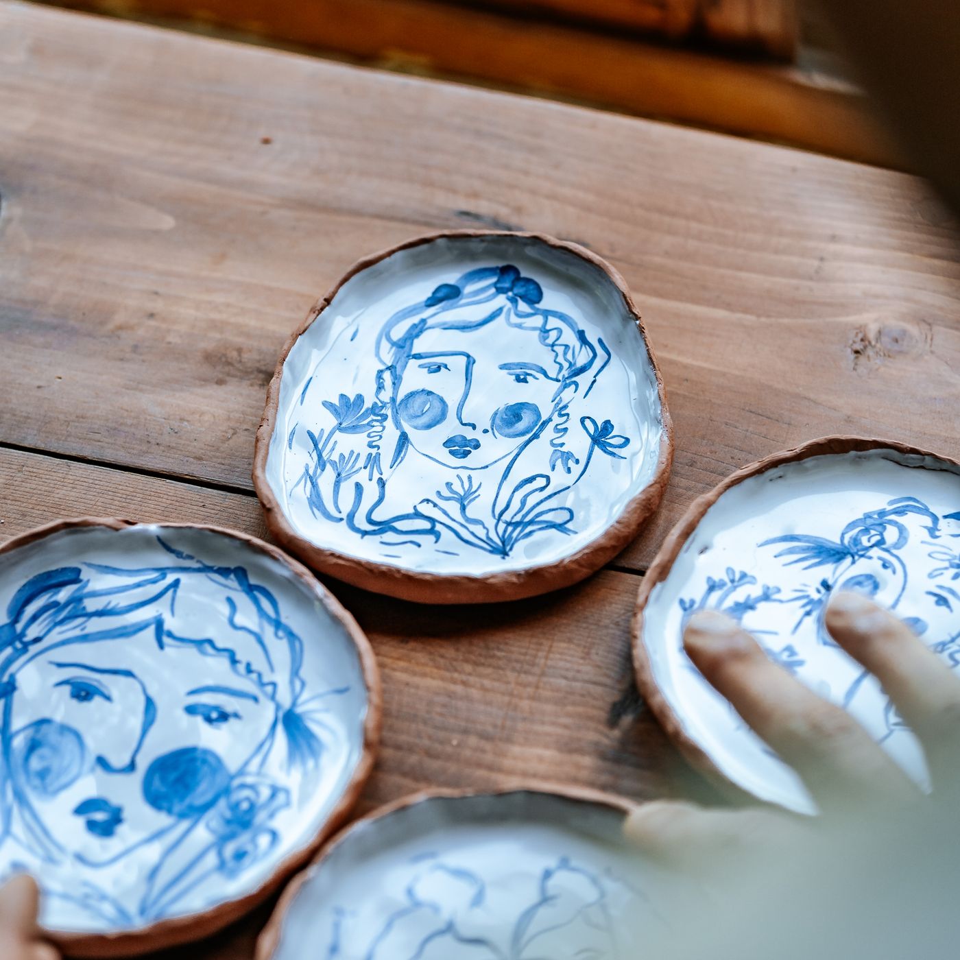 Sage Rim Dinner Plate
